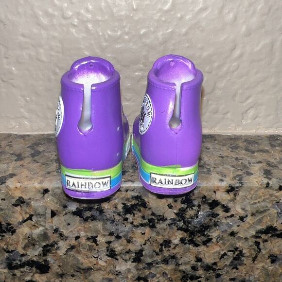 Rainbow High Doll Shoes Lot Of 5 Ice Skate Boots High Tops Monroe Satin Heels - Picture 8 of 12